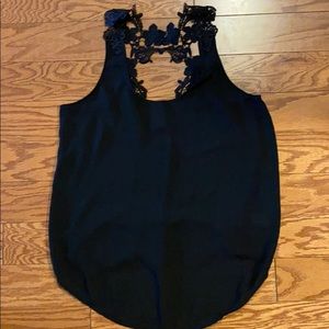 Express black tank top